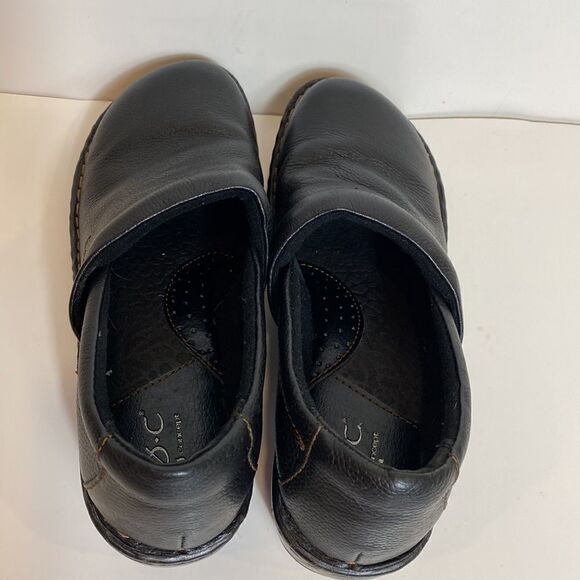 B.O.C. by Born black leather clogs size 8 - Picture 4 of 10